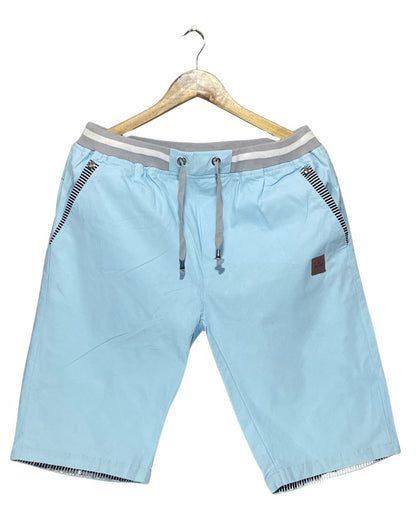 Preloved Labels Blue Cotton Short For Men Large