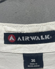 Air Walk Cream Cotton Short For Men L
