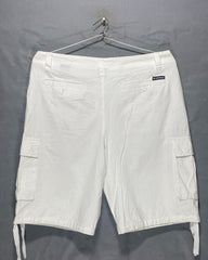 Air Walk Cream Cotton Short For Men L