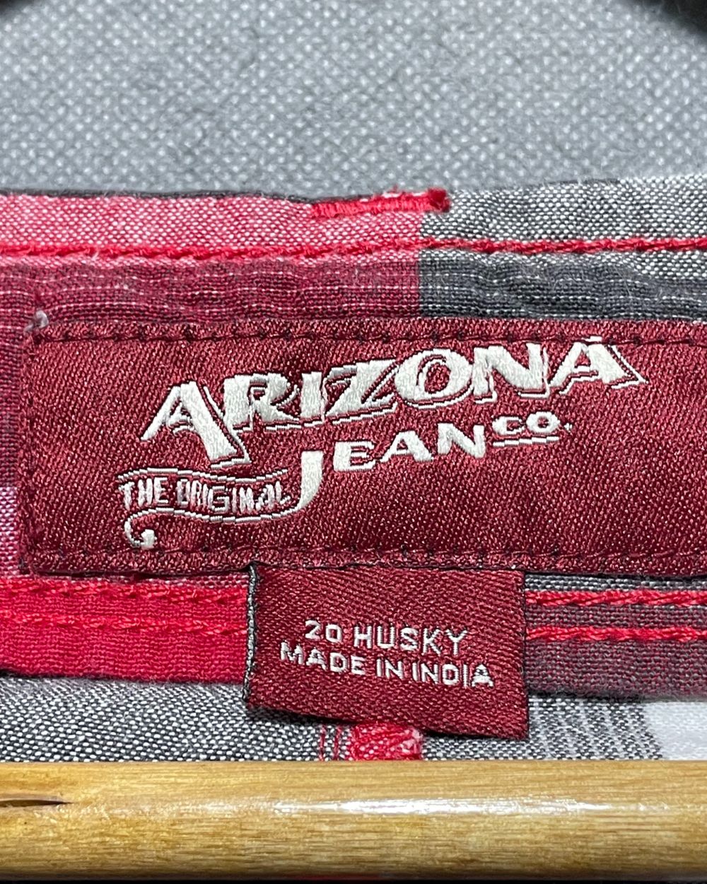 Arizona Red Cotton Short For Men Medium