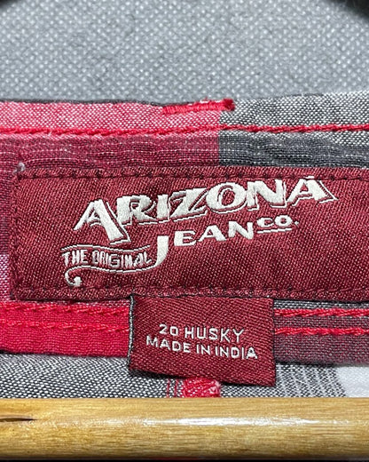 Arizona Red Cotton Short For Men Medium
