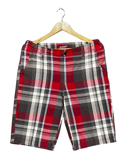 Arizona Red Cotton Short For Men Medium