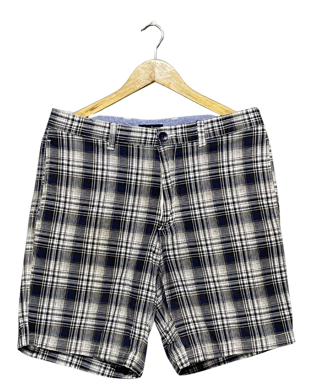 Club Room Gray Cotton Short For Men Medium