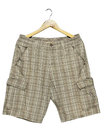 Preloved Labels Khaki Cotton Short For Men Medium