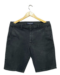 U.S. Polo Assn Black Cotton Short For Men L