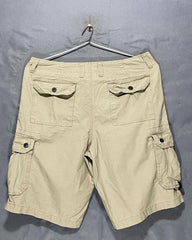 Faded Glory Khaki Cotton Short For Men L