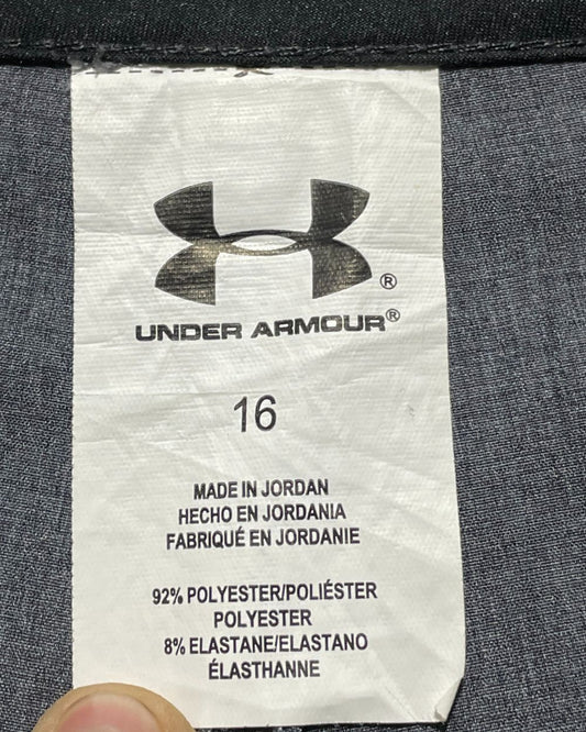 Under Armour Gray  Cotton Short For Men L