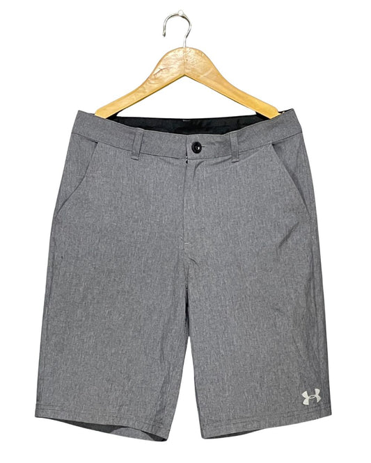 Under Armour Gray  Cotton Short For Men L