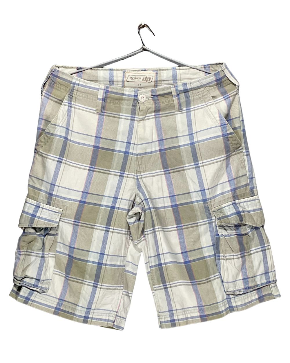 Urban Up Cream Cotton Short For Men L