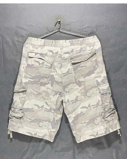 Cargo Supply Cream Cotton Short For Men X Large