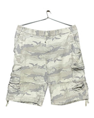 Cargo Supply Cream Cotton Short For Men X Large