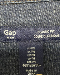 Gap Blue Cotton Shirt For Men Medium