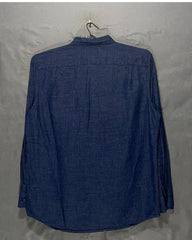 Banana Republic Blue Cotton Shirt For Men X Large