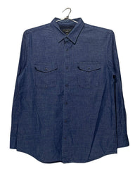 Banana Republic Blue Cotton Shirt For Men X Large