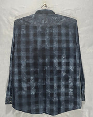 Age Of Windom Gray Cotton Shirt For Men X Large