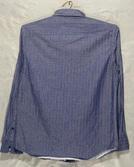 Banana Republic Blue Cotton Shirt For Men Medium
