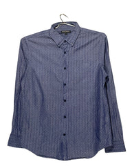 Banana Republic Blue Cotton Shirt For Men Medium