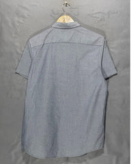 Rvca Gray  Cotton Shirt For Men Medium