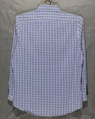 Michael Kors Blue Cotton Shirt For Men Large