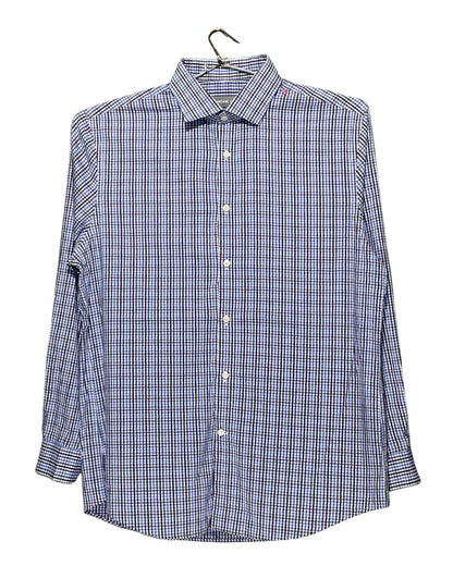 Michael Kors Blue Cotton Shirt For Men Large