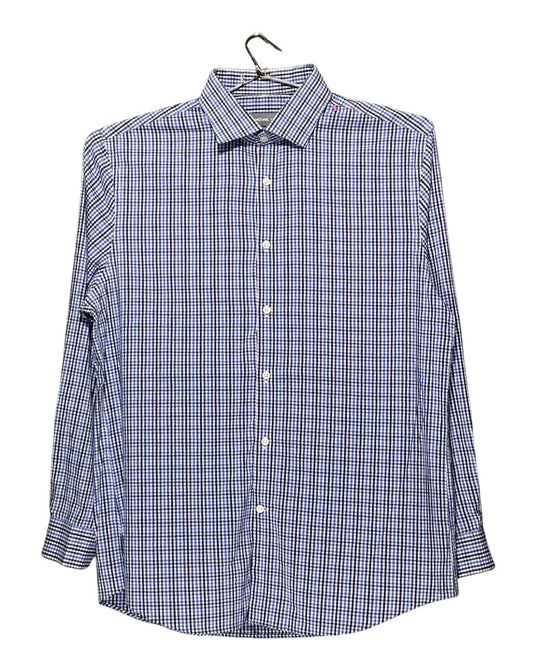 Michael Kors Blue Cotton Shirt For Men Large