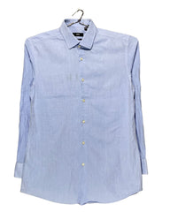 Boss Blue Cotton Shirt For Men Medium