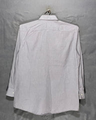 Boss Gray Cotton Shirt For Men Large