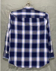 Michael Kors Blue Cotton Shirt For Men Small