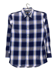 Michael Kors Blue Cotton Shirt For Men Small