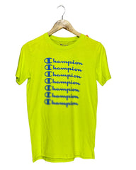 Champion Yellow T Shirt For Men Small