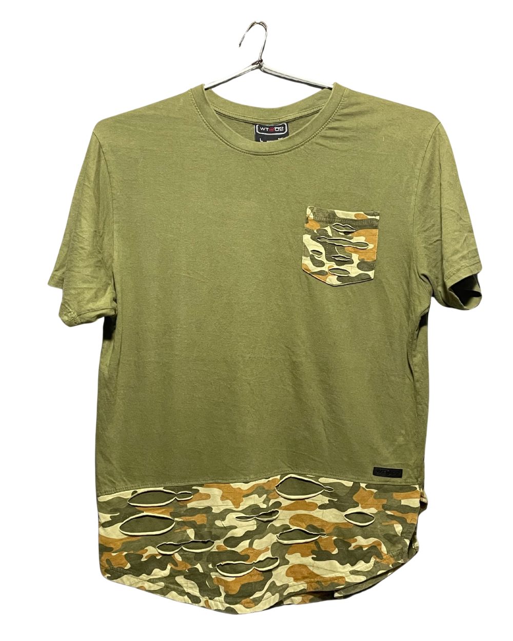 Wtw02 Green T Shirt For Men Large