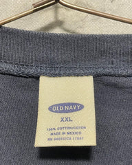 Old Navy Blue T Shirt For Men XX Large