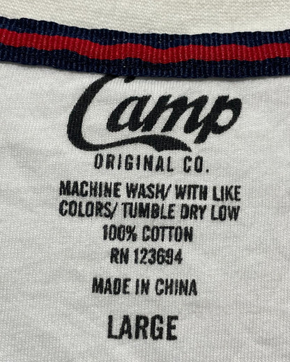 Camp White T Shirt For Men Medium