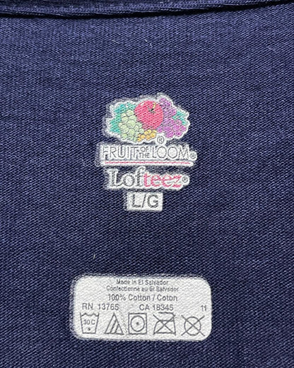 Fruit Of The Loom Blue T Shirt For Men Large