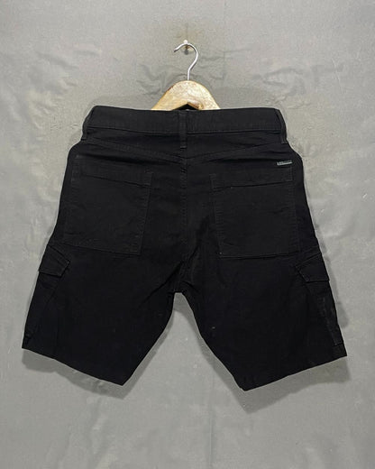 Levi's Black Cotton Short For Men S