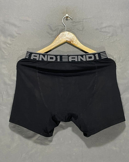 AND1 Black Boxer Underwear For Men Large
