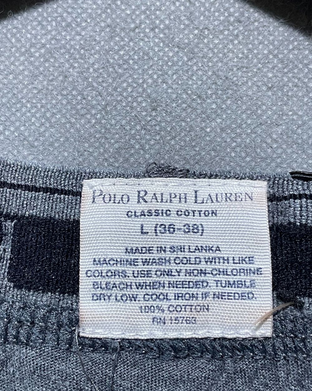 Polo Ralph Lauren Gray Boxer Underwear For Men Large