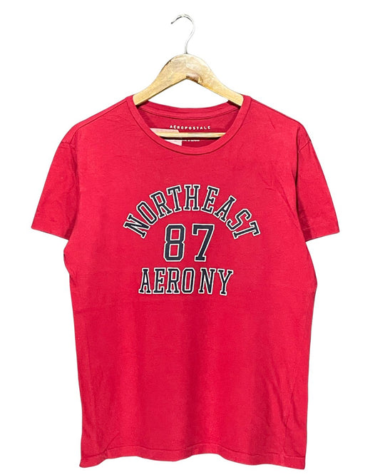 Aeropostale Red T Shirt For Men Small