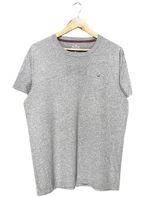 Hollister Gray T Shirt For Men L