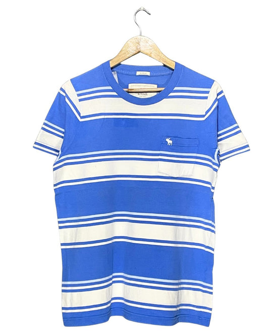 Abercrombie & Ftich Blue T Shirt For Men M