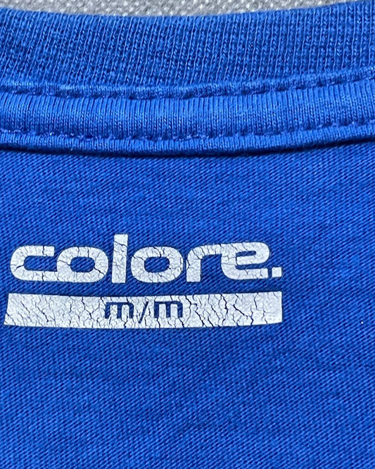 Colore Blue T Shirt For Men Medium
