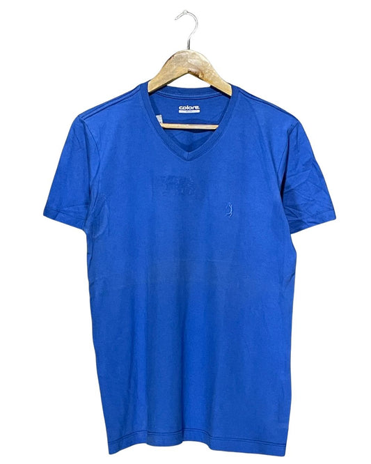 Colore Blue T Shirt For Men Medium