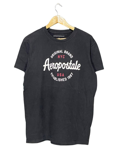 Aeropostale Black T Shirt For Men M