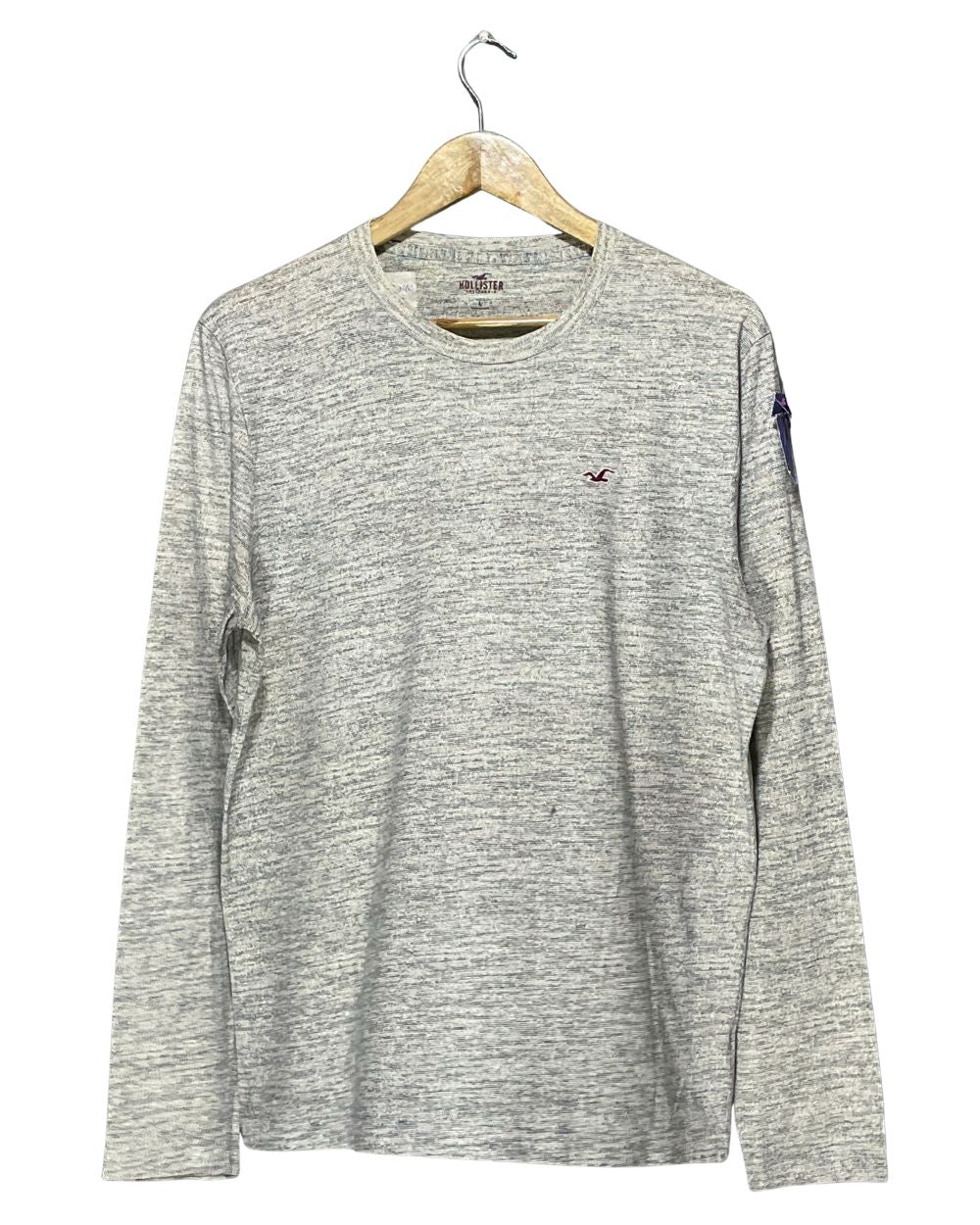 Hollister Gray T Shirt For Men Medium