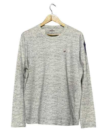 Hollister Gray T Shirt For Men Medium