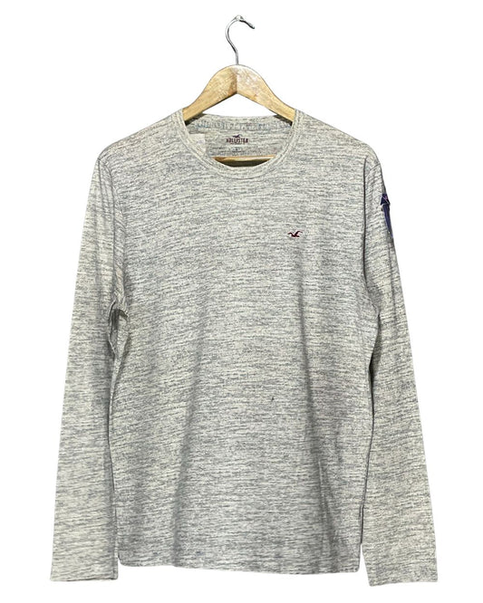 Hollister Gray T Shirt For Men Medium