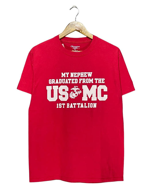Champion Red T Shirt For Men Medium