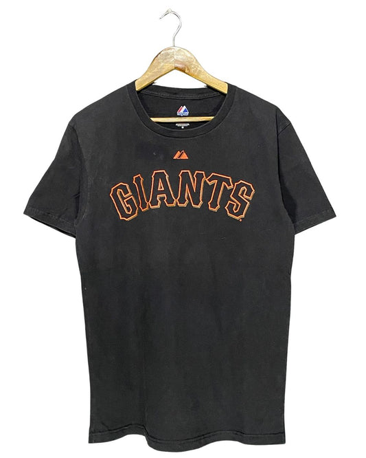 Majestic Black T Shirt For Men M
