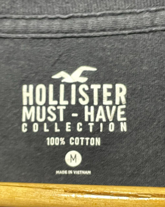 Hollister Black T Shirt For Men Medium