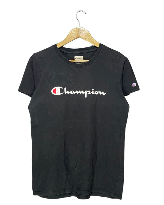 Champion Black T Shirt For Men Small